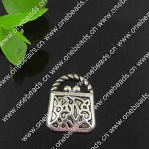 Pendant. Fashion Zinc Alloy jewelry findings. Handbag 13x16mm. Sold by Bag