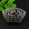 Zinc Alloy Bali & Cord End Caps. Fashion Jewelry Findings. 32x45mm. Sold by Bag