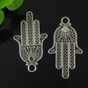 Pendant. Fashion Zinc Alloy jewelry findings. Hands 39x22mm. Sold by Bag