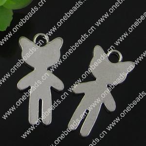 Pendant. Fashion Zinc Alloy jewelry findings. Animal 29x14mm. Sold by Bag
