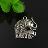 Pendant. Fashion Zinc Alloy jewelry findings. Animal 22x20mm. Sold by Bag