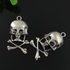 Pendant. Fashion Zinc Alloy jewelry findings. Skeleton 38x22mm. Sold by Bag
