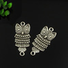 Connector. Fashion Zinc Alloy jewelry findings. Animal 28x13mm. Sold by Bag
