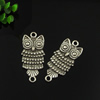 Connector. Fashion Zinc Alloy jewelry findings. Animal 28x13mm. Sold by Bag