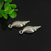Pendant. Fashion Zinc Alloy jewelry findings. Sea Snail 7x23mm. Sold by Bag
