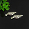 Pendant. Fashion Zinc Alloy jewelry findings. Sea Snail 7x23mm. Sold by Bag