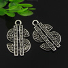 Pendant. Fashion Zinc Alloy jewelry findings. Sign 16x26mm. Sold by Bag
