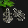 Pendant. Fashion Zinc Alloy jewelry findings. Sign 16x26mm. Sold by Bag