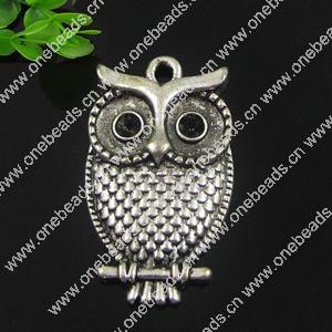 Pendant. Fashion Zinc Alloy jewelry findings. Animal 3x18mm. Sold by Bag
