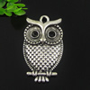 Pendant. Fashion Zinc Alloy jewelry findings. Animal 3x18mm. Sold by Bag