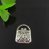 Pendant. Fashion Zinc Alloy jewelry findings. Sign 15x19mm. Sold by Bag
