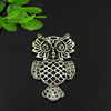 Pendant. Fashion Zinc Alloy jewelry findings. Animal 37x22mm. Sold by Bag
