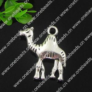 Pendant. Fashion Zinc Alloy jewelry findings. Animal 19x22mm. Sold by Bag