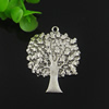 Pendant. Fashion Zinc Alloy jewelry findings. Free 44x35mm. Sold by Bag