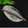 Pendant. Fashion Zinc Alloy jewelry findings. Leaf 84x39mm. Sold by PC
