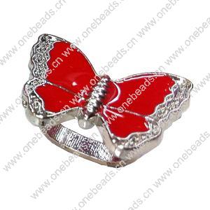 Enamel Slider, Zinc Alloy Bracelet Findinds, 16x16mm, Hole size:8x11mm, Sold by PC