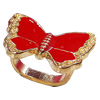 Enamel Slider, Zinc Alloy Bracelet Findinds, 16x16mm, Hole size:8x11mm, Sold by PC