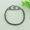 Fashion Bracelet, Leather cord & zinc alloy findindgs, Length:adjustable, Sold by Dozen