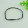 Fashion Bracelet, Leather cord & zinc alloy findindgs, Length:adjustable, Sold by Dozen