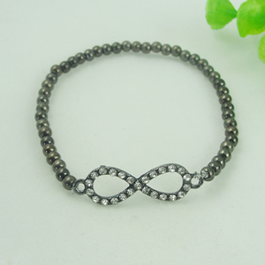 Fashion Bracelet, Leather cord & zinc alloy findindgs, Length:adjustable, Sold by Dozen