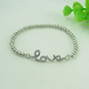 Fashion Bracelet, Leather cord & zinc alloy findindgs, Length:adjustable, Sold by Dozen