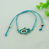 Fashion Bracelet, Cotton cord & zinc alloy findings, Length:adjustable, Sold by Dozen
