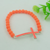 Fashion Bracelet, Acrylic beads & zinc alloy findings, Length:adjustable, Sold by Dozen
