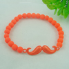 Fashion Bracelet, Acrylic beads & zinc alloy findings, Length:adjustable, Sold by Dozen
