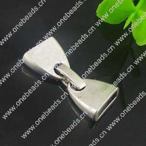 Clasps. Fashion Zinc Alloy Jewelry Findings. Lead-free. 13x28mm. Hole:9.5x2.5mm. Sold by Bag