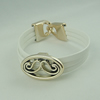 Fashion Bracelet, Leather cord & CCB Beads, Length: about 8.1-inch, Sold by Dozen