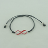 Fashion Bracelet, Cotton cord & zinc alloy findings, Length:adjustable, Sold by Dozen