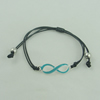 Fashion Bracelet, Cotton cord & zinc alloy findings, Length:adjustable, Sold by Dozen