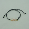 Fashion Bracelet, Cotton cord & zinc alloy findings, Length:adjustable, Sold by Dozen