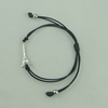 Fashion Bracelet, Cotton cord & zinc alloy findings, Length:adjustable, Sold by Dozen