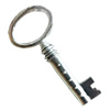 Pendant. Fashion Zinc Alloy jewelry findings. Key 55x20mm. Sold by Bag