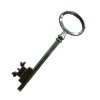 Pendant. Fashion Zinc Alloy jewelry findings. Key 80x25mm. Sold by Bag