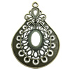 Zinc Alloy Cabochon Settings. Fashion Jewelry Findings. 85x59mm. Inner dia:18.5x25.6mm Sold by PC

