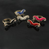 Zinc Alloy Enamel Finger Rings with crystal, Sold by Box