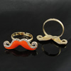 Zinc Alloy Enamel Finger Rings with crystal, Sold by pc