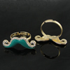 Zinc Alloy Enamel Finger Rings with crystal, Sold by pc