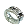 Slider, Zinc Alloy Bracelet Findinds, 16x17mm, Hole size:10x7mm, Sold by Bag