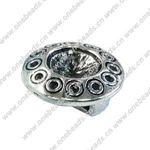 Slider, Zinc Alloy Bracelet Findinds, 15mm, Hole size:10x2mm, Sold by KG