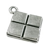 Pendant. Fashion Zinc Alloy Jewelry Findings. Diamond 18x22mm. Sold by Bag 