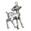 Pendant. Fashion Zinc Alloy Jewelry Findings. Animal 56x26mm. Sold by Bag
