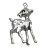 Pendant. Fashion Zinc Alloy Jewelry Findings. Animal 56x26mm. Sold by Bag