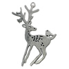 Pendant. Fashion Zinc Alloy Jewelry Findings. Animal 60x47mm. Sold by Bag

