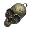 Pendant. Fashion Zinc Alloy Jewelry Findings. Skeleton 78.5x38mm. Sold by PC
