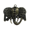 Pendant. Fashion Zinc Alloy Jewelry Findings. Animal 63x68mm. Sold by PC

