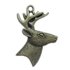 Pendant. Fashion Zinc Alloy Jewelry Findings. Animal 59x44mm. Sold by PC

