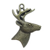 Pendant. Fashion Zinc Alloy Jewelry Findings. Animal 59x44mm. Sold by PC